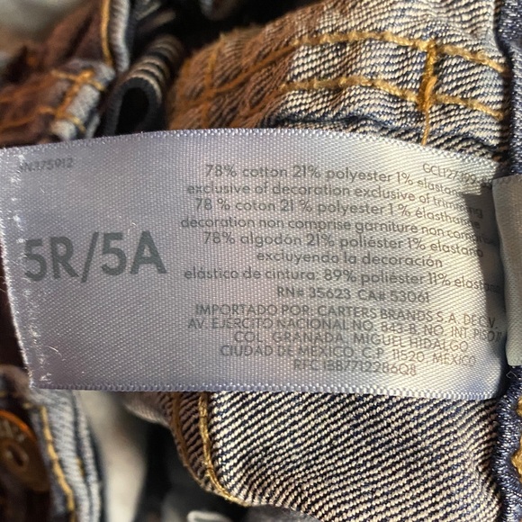 OshKosh B'gosh Classic Blue Size 5R/5A Denim Jeans - Picture 8 of 8